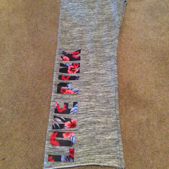 PINK Victoria's Secret Pants - Grey PINK Boyfriend style Sweatpants